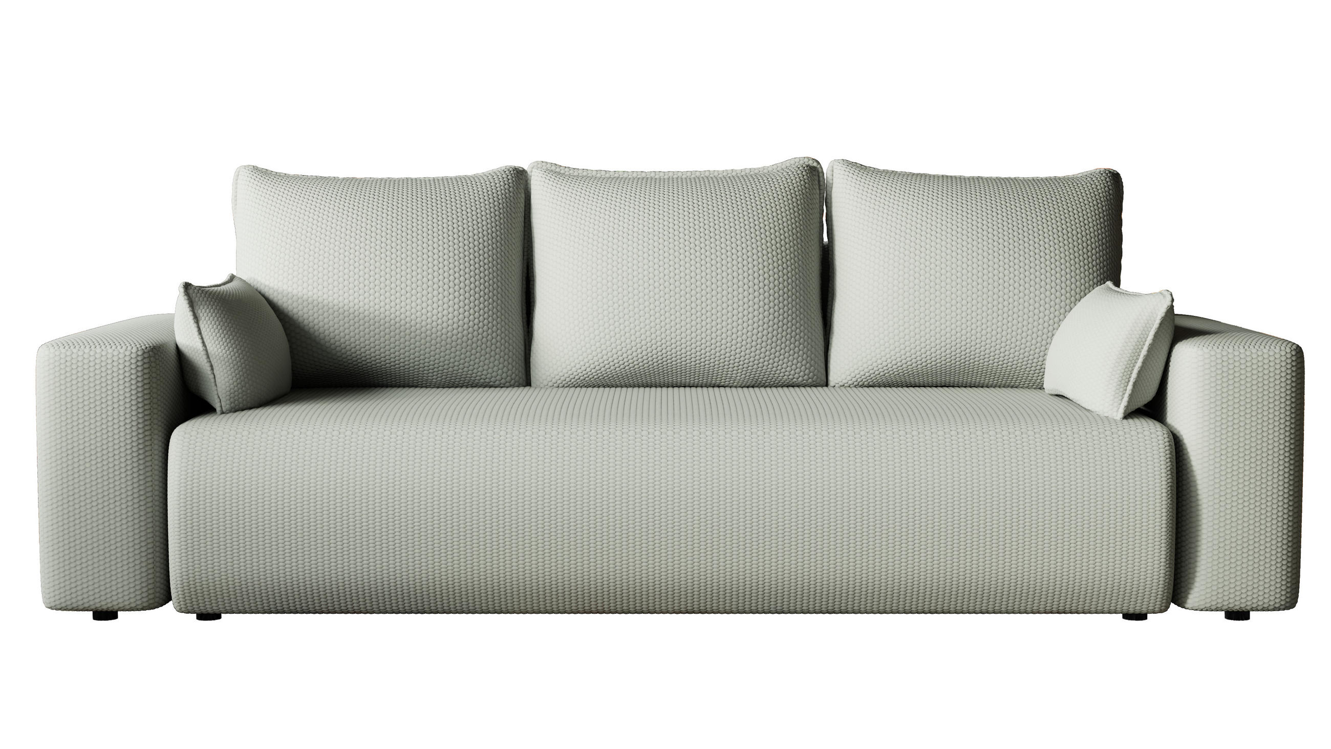 XXXLutz Sofa Hellgrau 242x85x95 cm