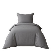 BETTWÄSCHE 2-teilig 135/200 cm UNI GRAU - Grau, Textil (135/200cm) - ROLFNERS