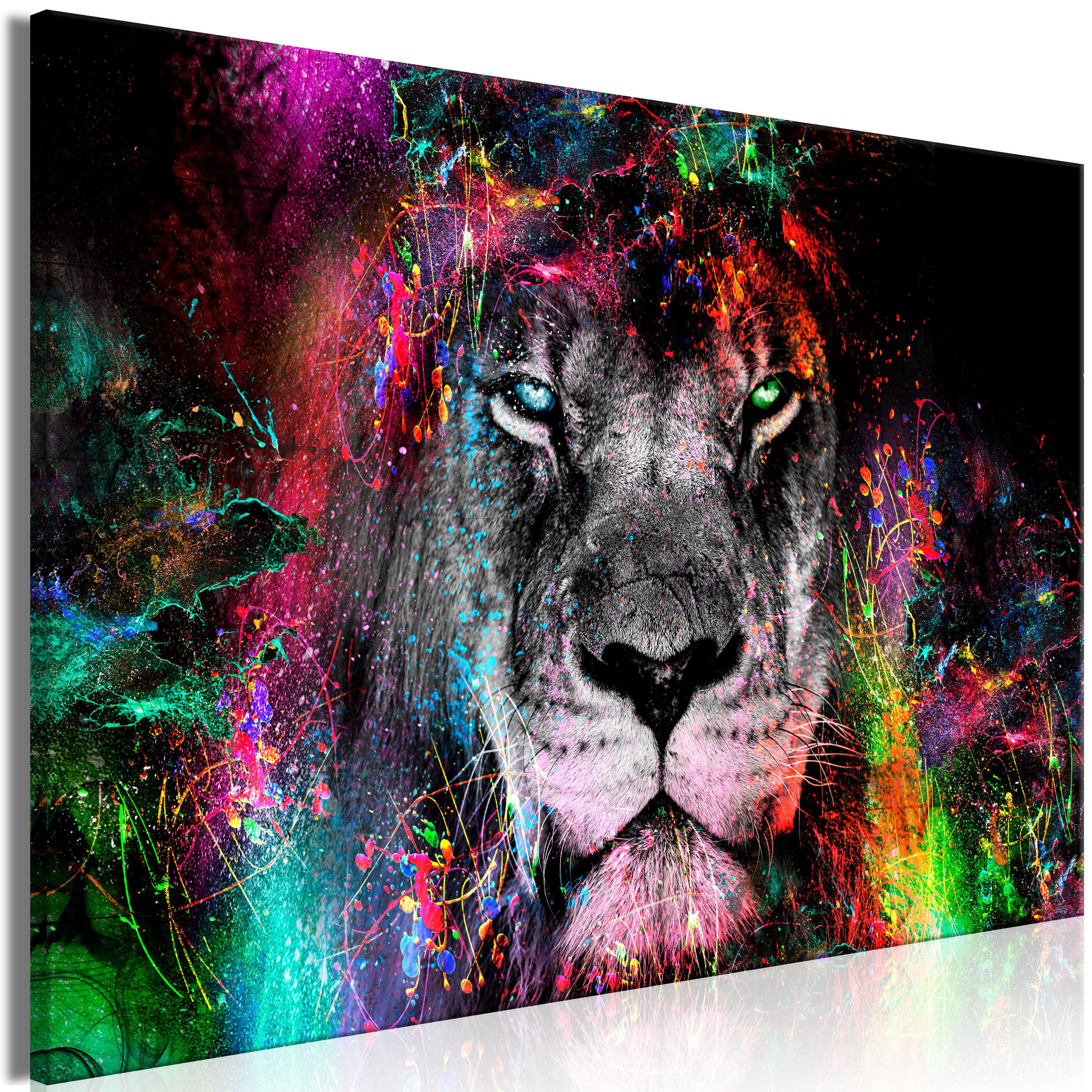 KUNSTDRUCK Bunt 120/80 cm - Multicolor, Textil (120/80cm) - KUNSTLOFT