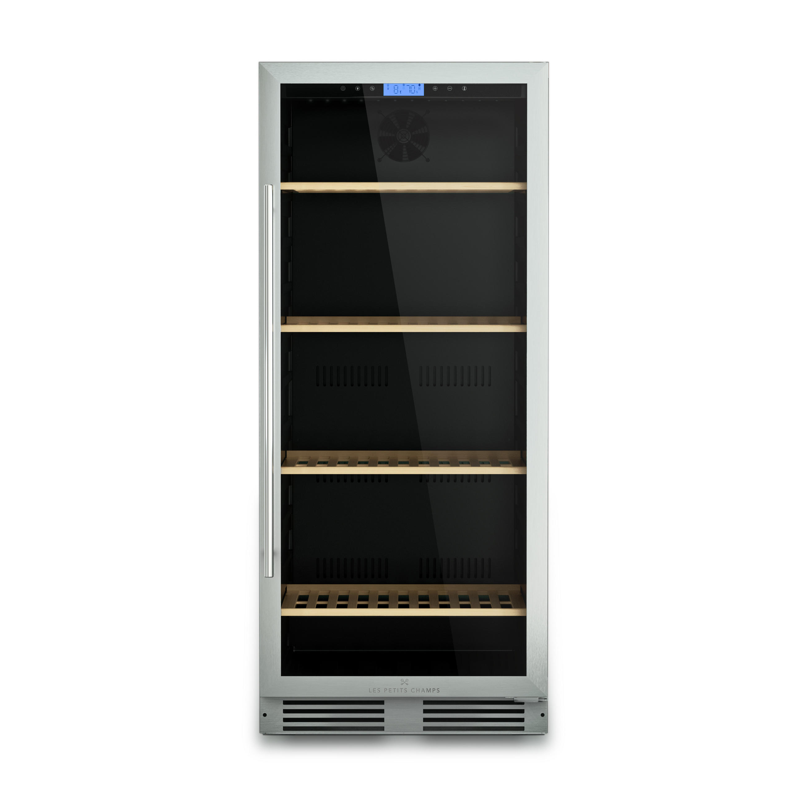 WEINKÜHLSCHRANK CAVCE160 Silber, 160 Flasche, Freistehend, 333 L, 5 bis 20°C - Silberfarben, Metall (139/59.5/69cm) - Les Petits Champs