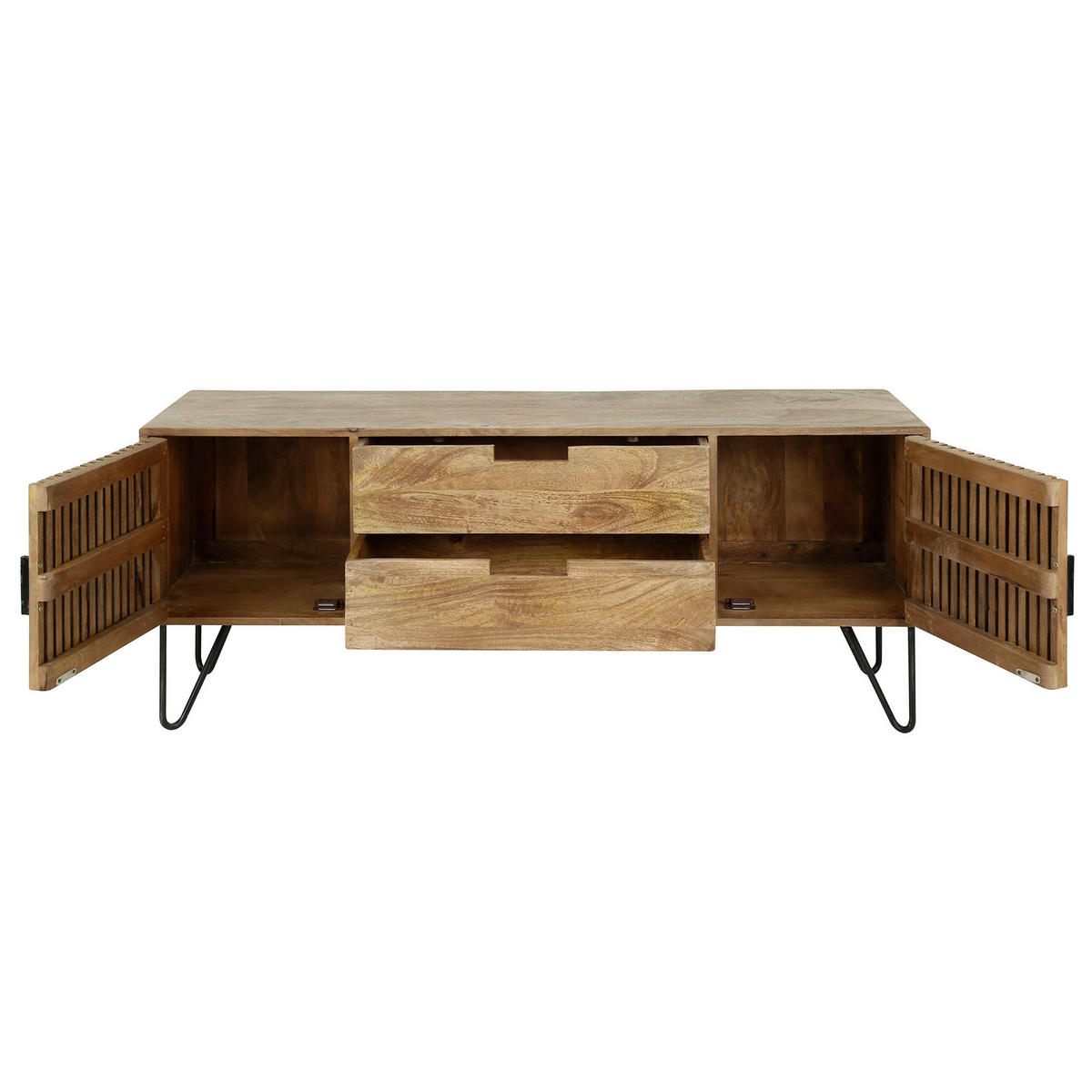 TV-MÖBEL Tweak Braun 135/35/55 cm - Braun, Holz (35/55/135cm) - Hoyz Collection