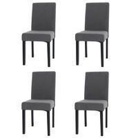ESSZIMMERSTUHL Grau 4er-Set - Grau, Textil (42/90/50cm) - MCW