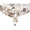 TISCHDECKE Zauberwald elfenbein-taupe Baumwolle 130/130 cm - Taupe/Ecru, Textil (130/130cm) - beties Heimtextil