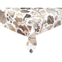 TISCHDECKE Zauberwald elfenbein-taupe Baumwolle 110/110 cm - Taupe/Ecru, Textil (110/110cm) - beties Heimtextil