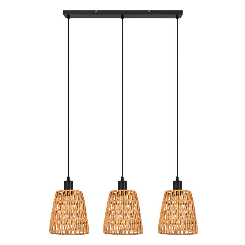 PENDELLEUCHTE BAKER Ⅲ 70/56/120 cm - Schwarz, Metall (70/56/120cm) - Nettlife