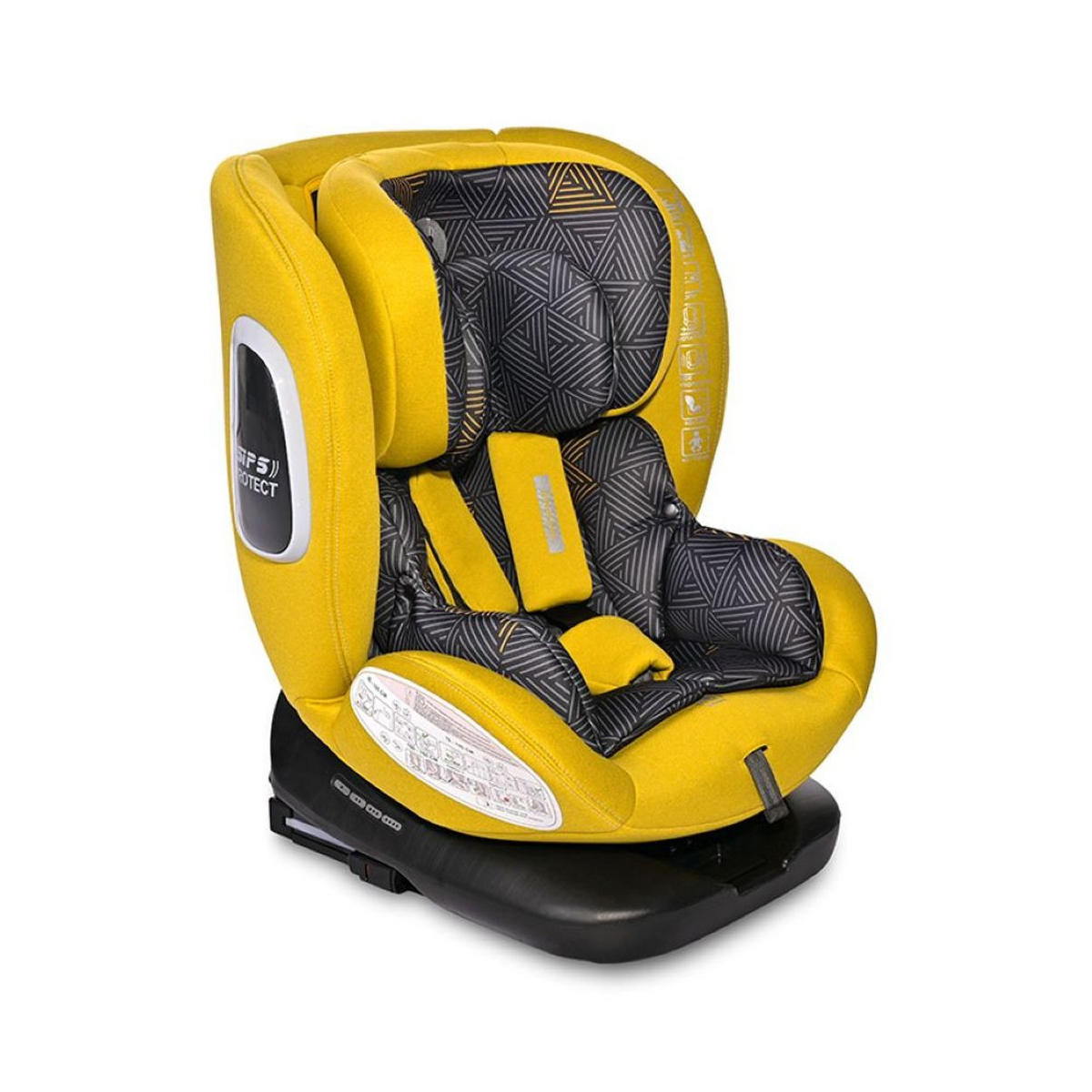 KINDERSITZ Phoenix i-Size Isofix gelb Gruppe 0+/1/2/3 (40-150cm) Top Tether - Gelb, Kunststoff (46/75/50cm) - Lorelli