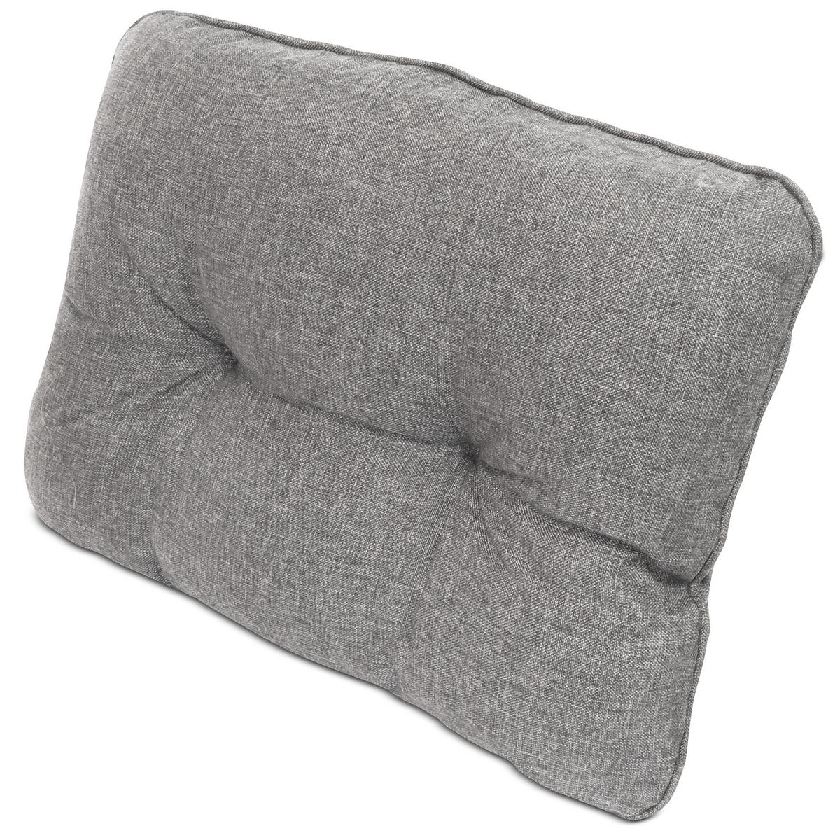 LOUNGEKISSEN Beauflair Outdoor Rücken 50/40/12cm Hellgrau - Hellgrau, Textil (40/12/50cm) - Beautissu 