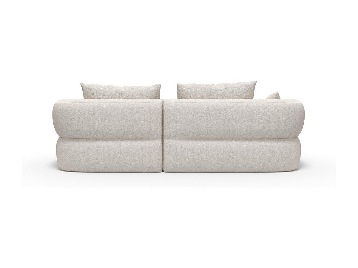 SOFA - 5 Personen - stoff - beige Cusava - Beige, Kunststoff/Textil (280/86/160cm) - Vente-Unique