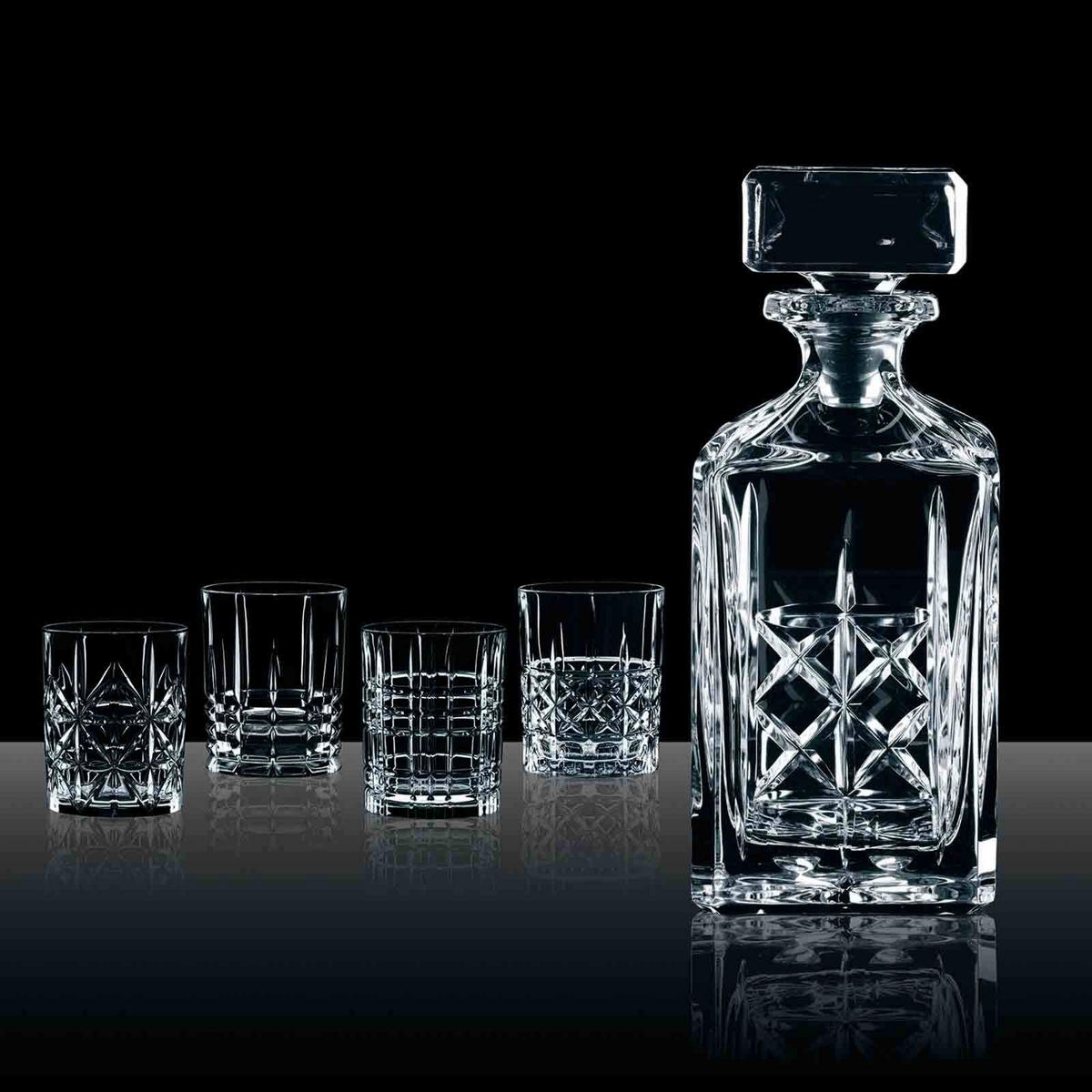 WHISKYSET Highland transparent 5er Set - Transparent, Glas (0.001L) - Nachtmann