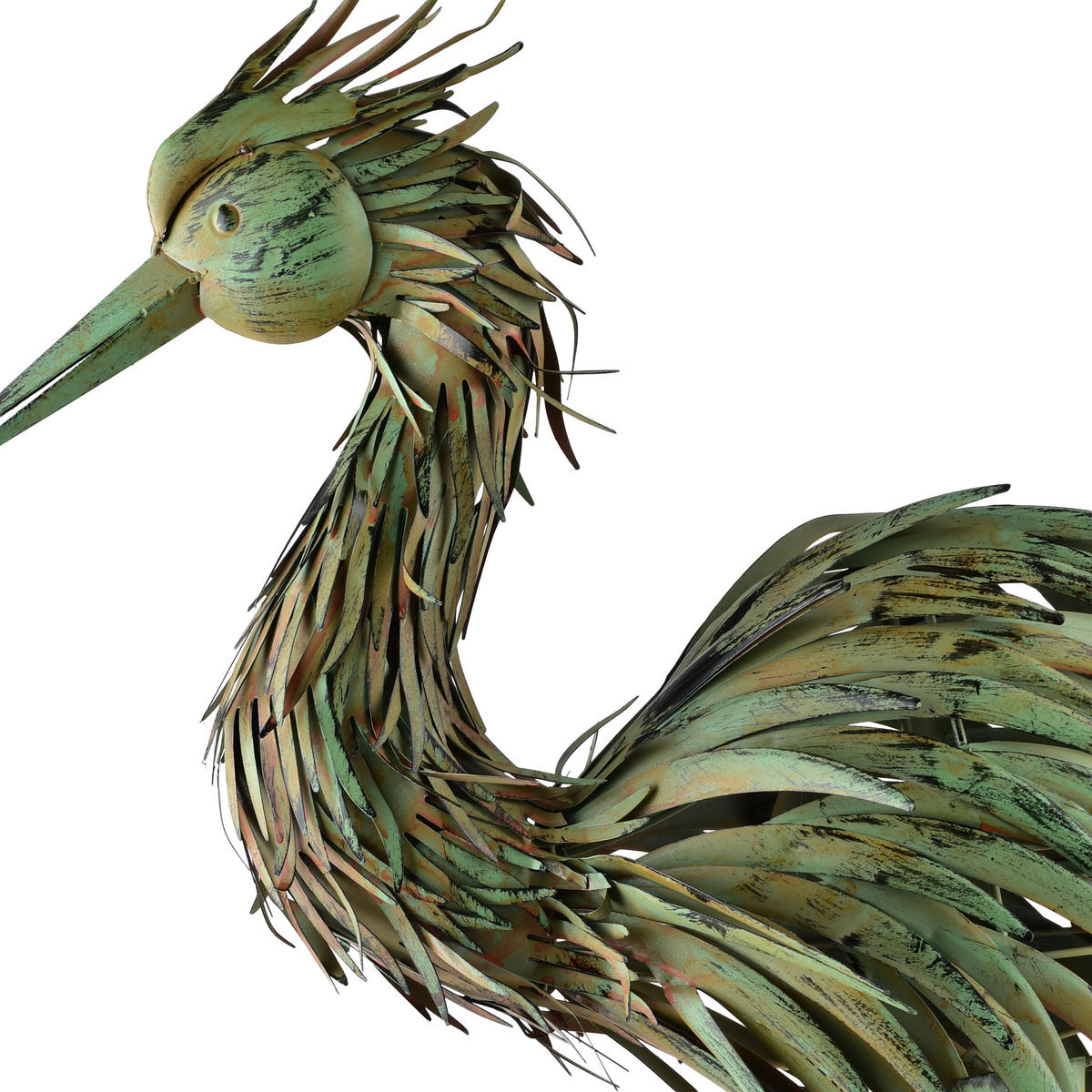 FIGURA CEDRIC, kov, zelená - zelená barva, kov (60/25/65cm) - Mondex