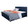 BOXBETT Fado I - Blau/Schwarz, Holz/Kunststoff (160/200cm) - MIRJAN24
