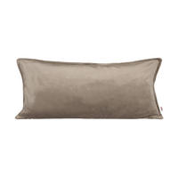 KISSENHÜLLE Samt&Sonders taupe 30/70 cm - Taupe, Textil (30/70cm) - beties Heimtextil
