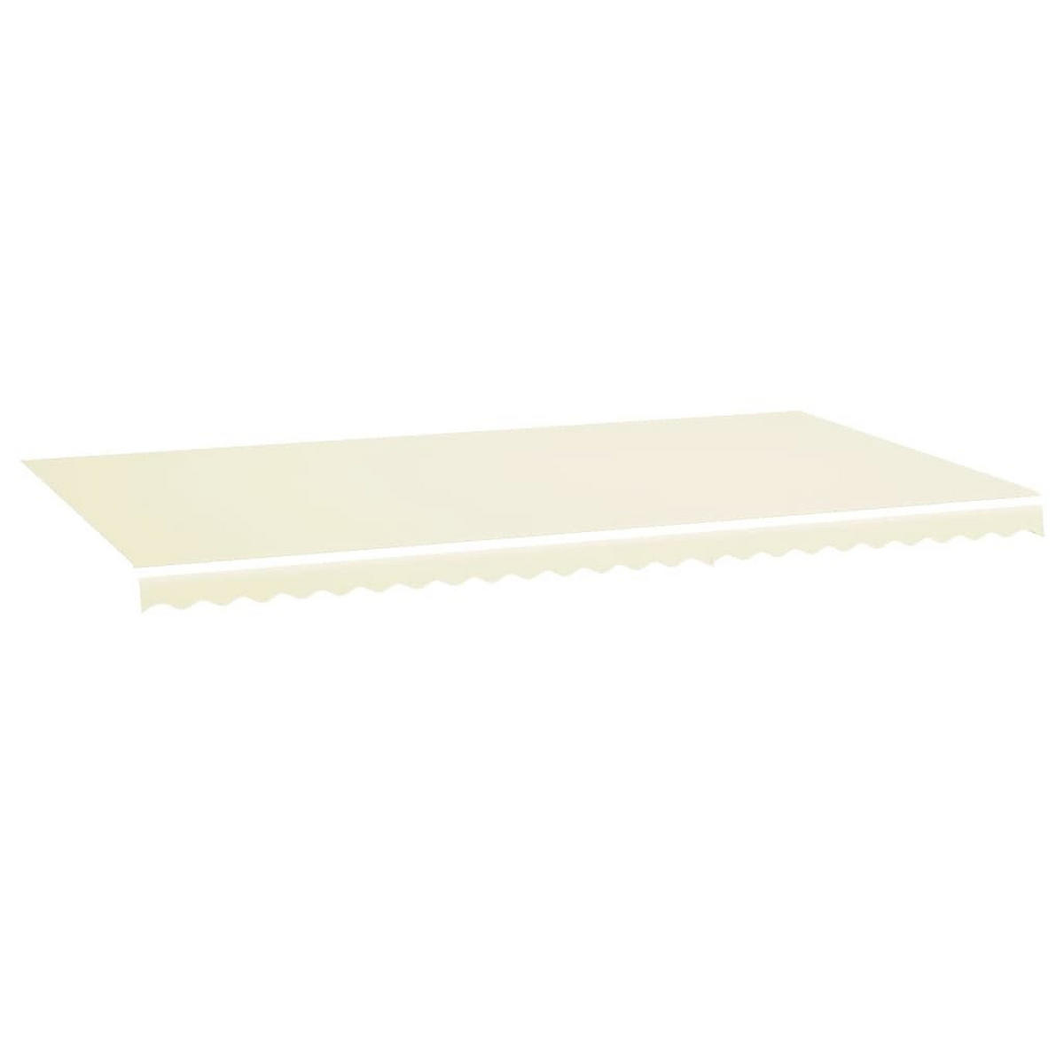 MARKISENBESPANNUNG Markisenstoff Creme, für 600x350 cm - Creme, Textil (580/0.3/345cm) - DELUKE