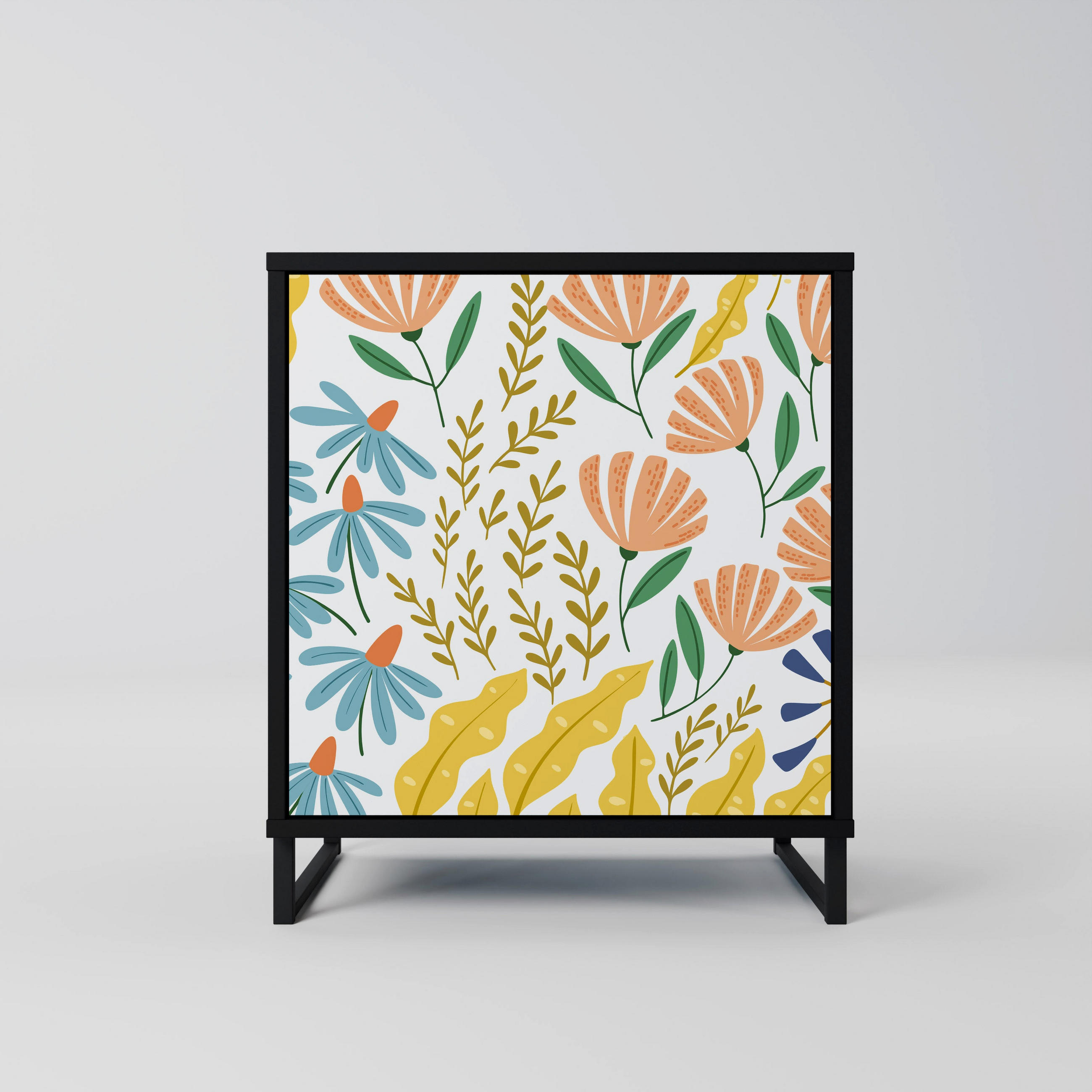 SpaceRebels Sideboard Schwarz 57.5x67.5x42 cm