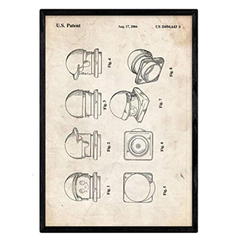 POSTER Kopfpatent A3 Rahmenlos - Klar, Papier (29.7/5/42cm) - Nacnic
