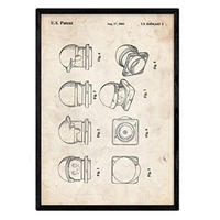 POSTER Kopfpatent A3 Rahmenlos - Klar, Papier (29.7/5/42cm) - Nacnic
