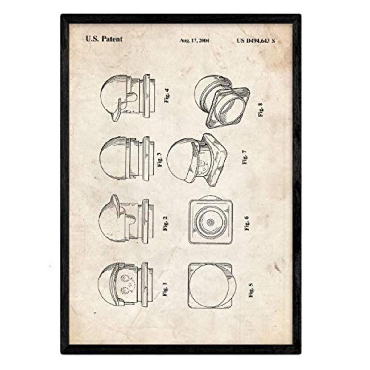 POSTER Kopfpatent A3 Rahmenlos - Klar, Papier (29.7/5/42cm) - Nacnic