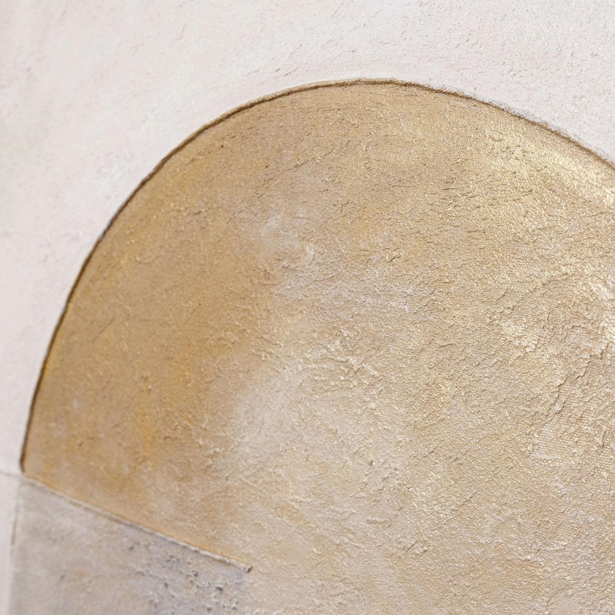 GEMÄLDE Horizontlinie Schattenfugenrahmen Beige 140x70 cm - Beige, Holz (140/70cm) - YS-art gallery