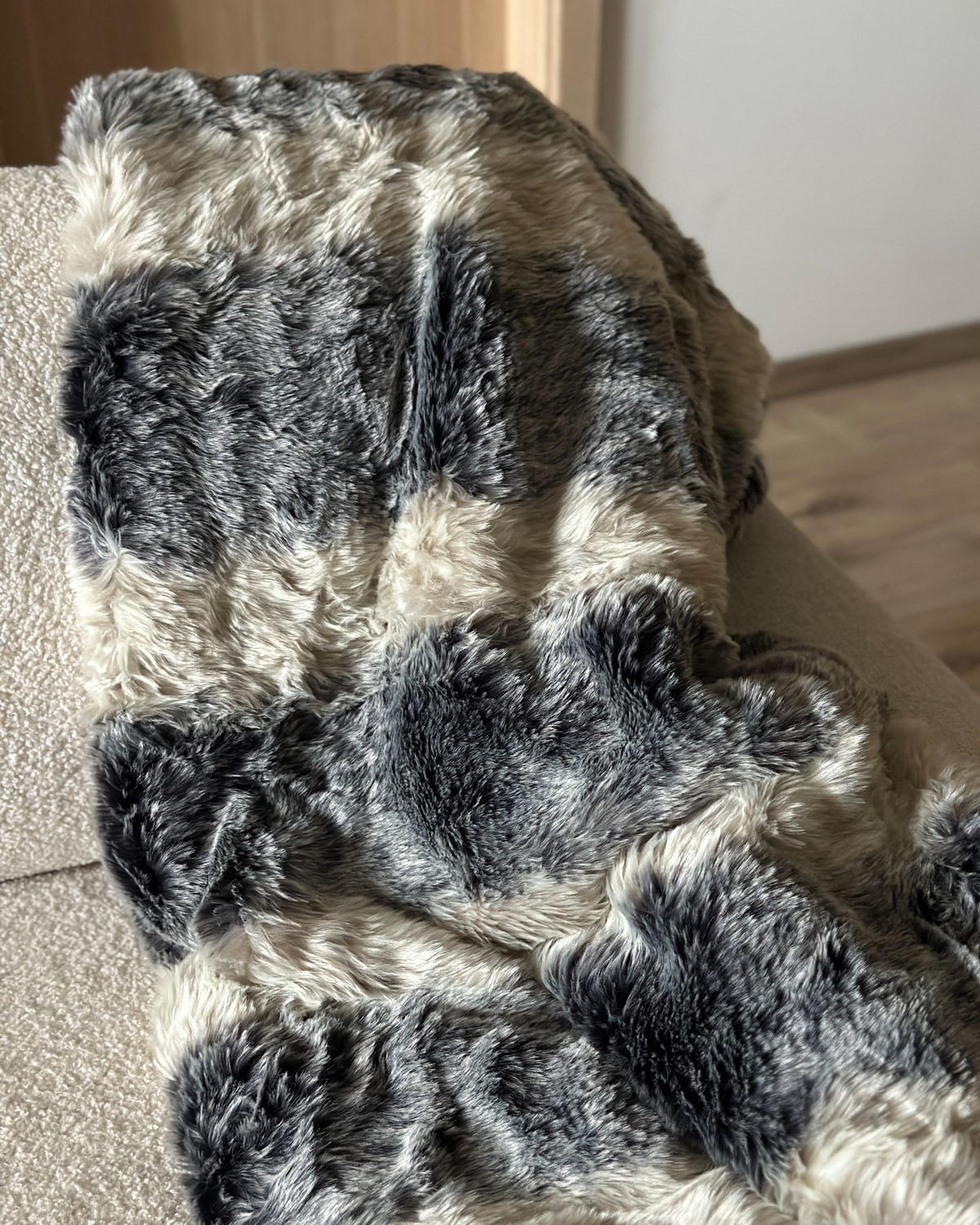 DEKA Šedá Taza 180/220 cm - šedá, textil (180/220cm) - Beliani