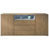 SIDEBOARD Skadu Denim matt - Pastellblau, Holzwerkstoff (166.5/75.5/35cm) - Vladon