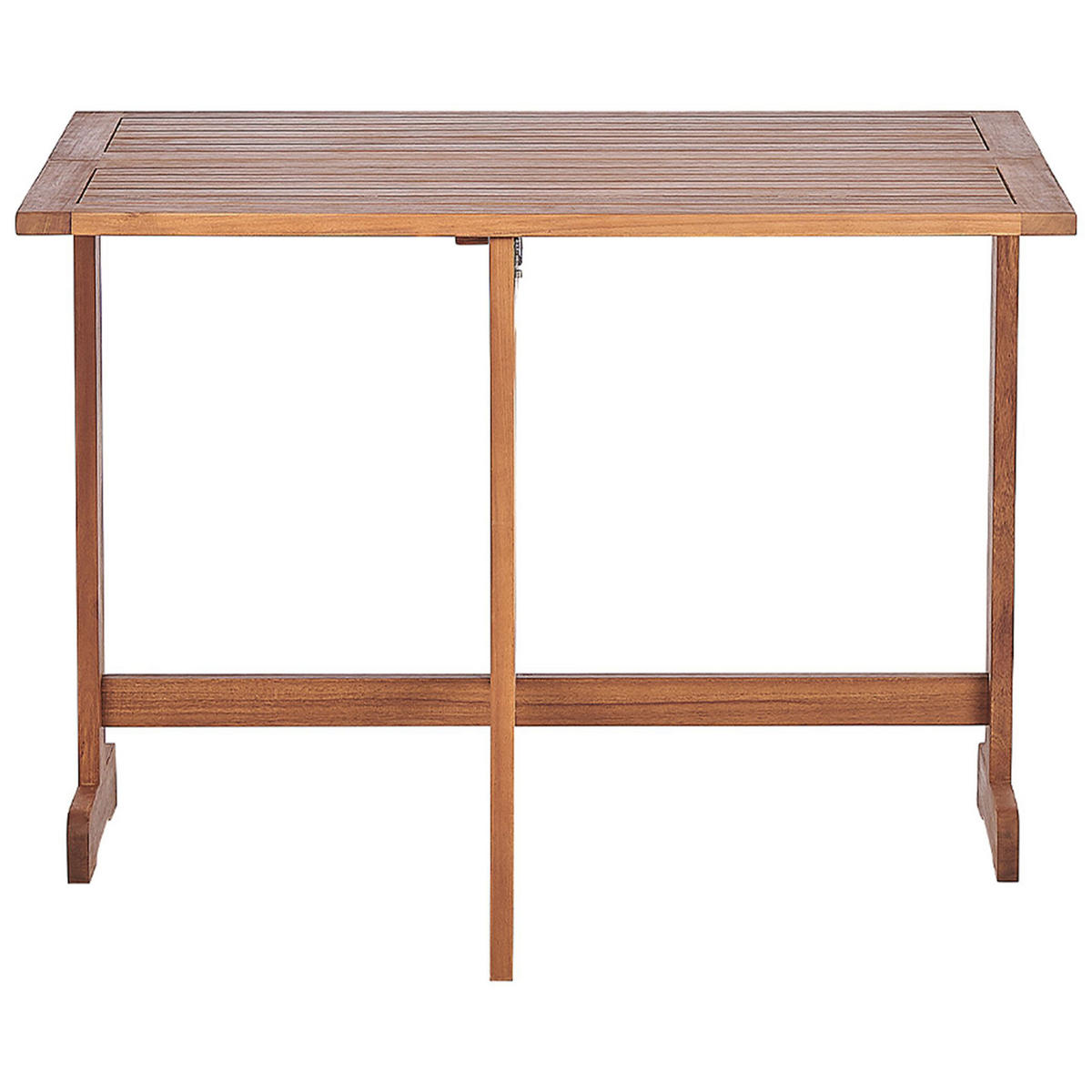 BALKONSET 2-Sitzer Akazienholz hellbraun zusammenklappbar Lenola - Hellbraun, Holz - Beliani