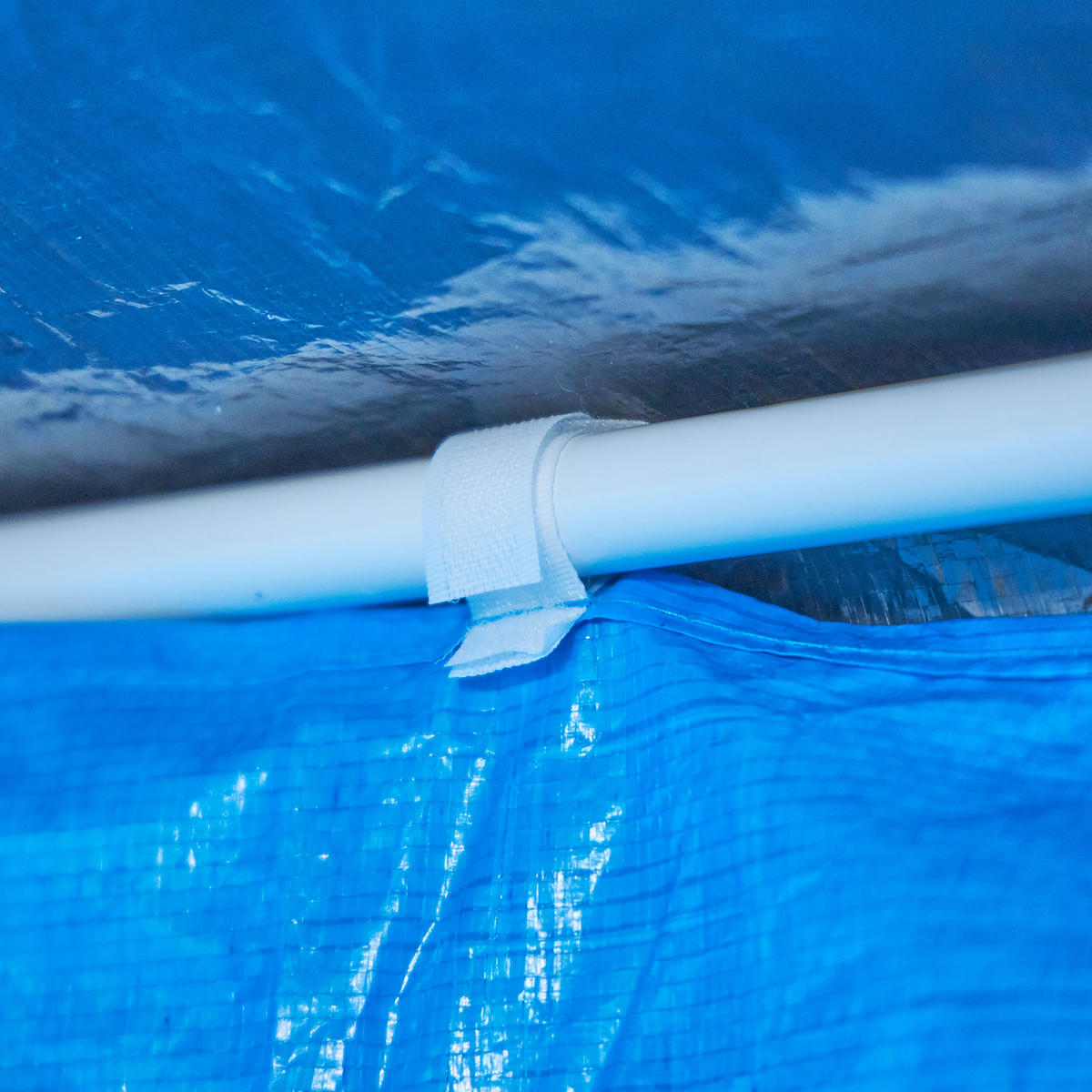 3XPAVILLON-SEITENTEILE - Blau, Kunststoff (300/200/0.1cm) - Relaxdays