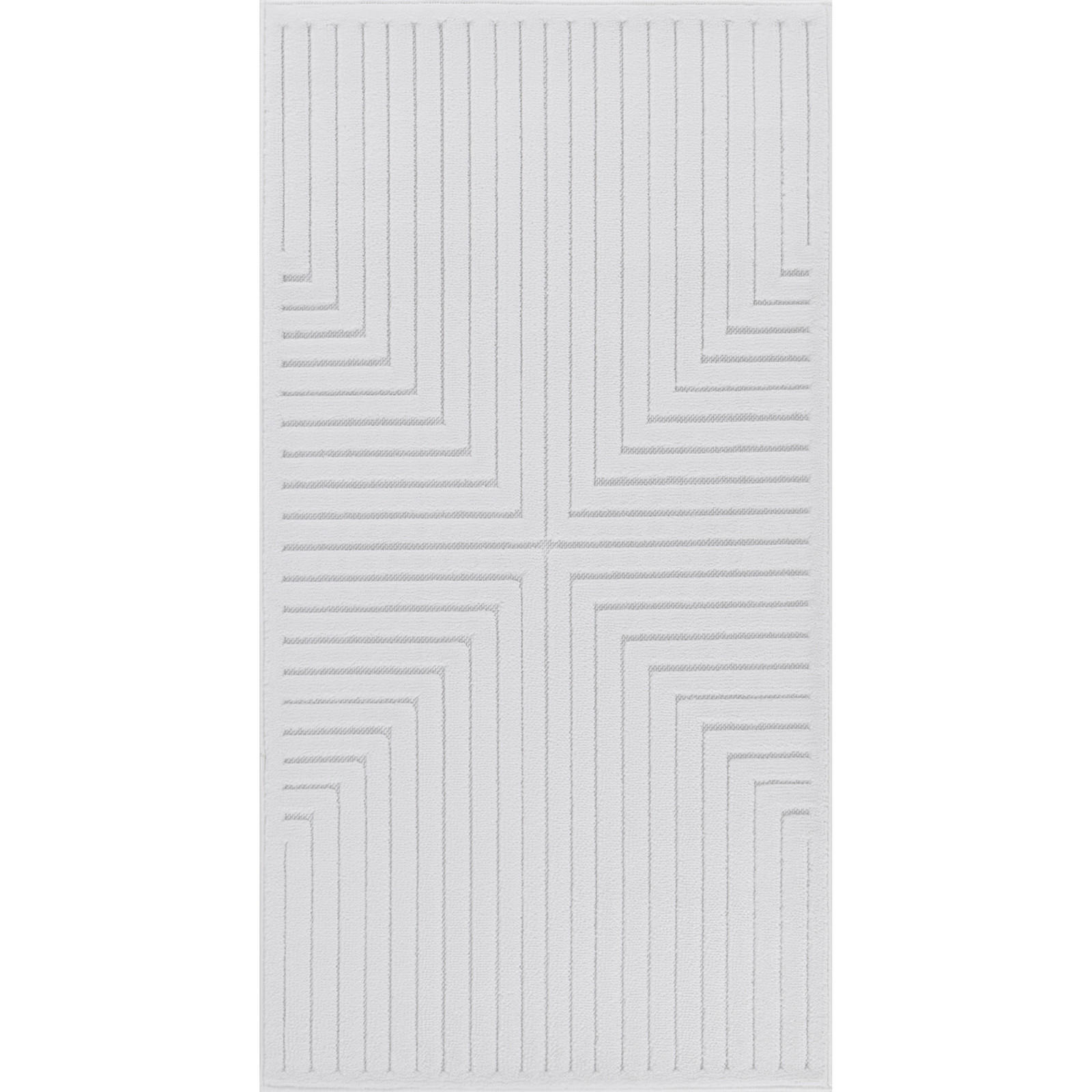 OUTDOORTEPPICH 80/150 cm Weiß - Weiß, Naturmaterialien/Textil (80/150cm) - LIVABLISS