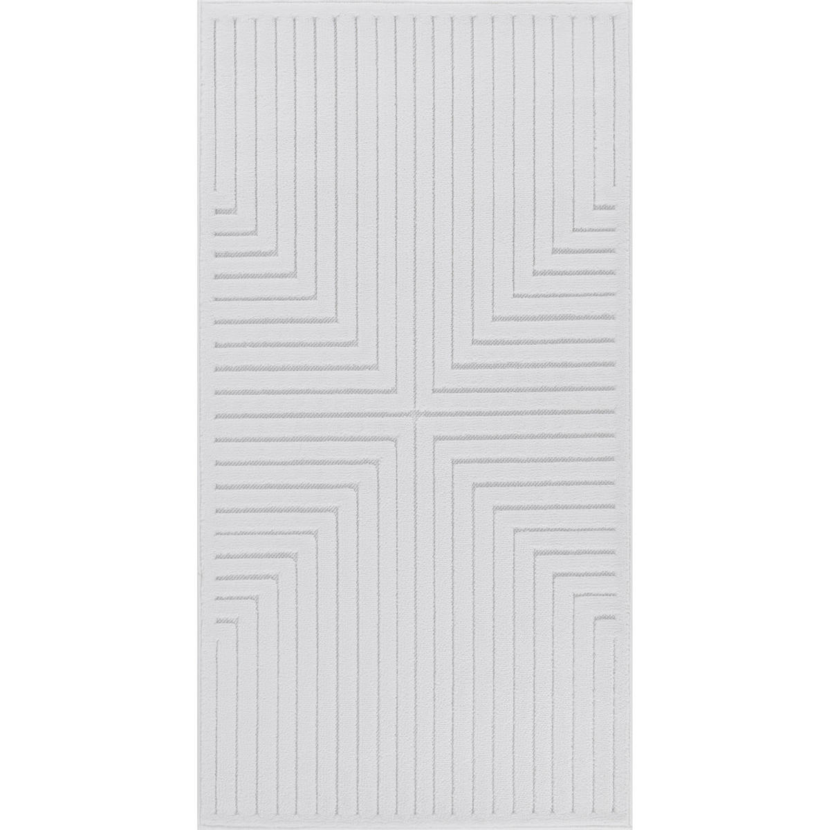 OUTDOORTEPPICH 80/150 cm Weiß - Weiß, Naturmaterialien/Textil (80/150cm) - LIVABLISS