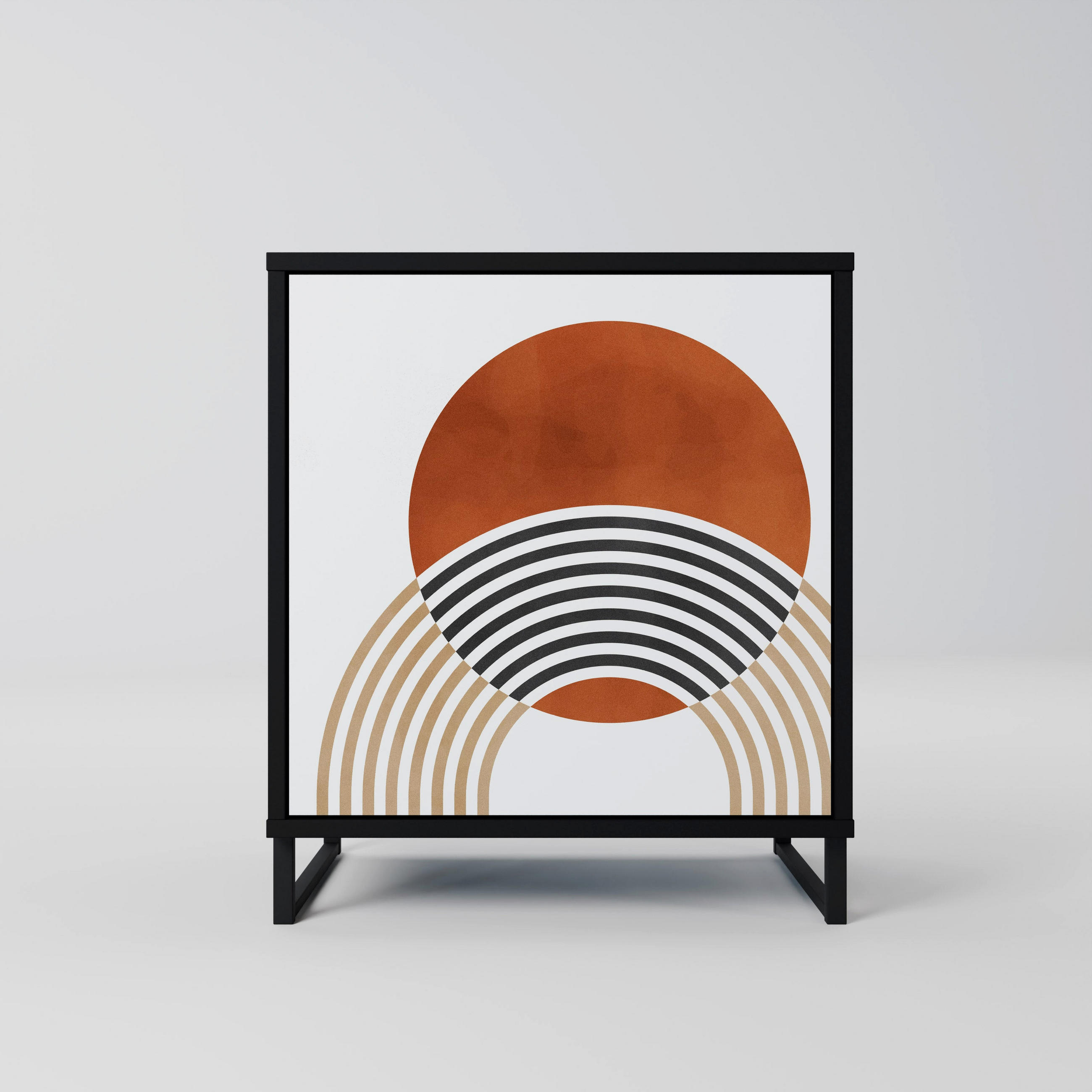 SpaceRebels Sideboard Schwarz 57.5x67.5x42 cm