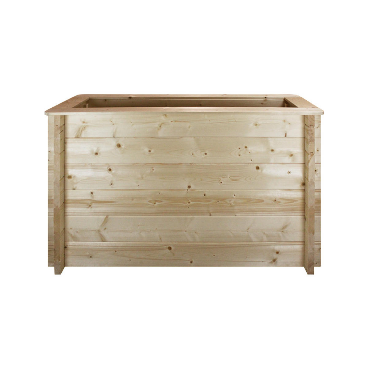 HOCHBEET HOLZ - 118x38xH69 cm - M615 - Beige, Holz (38/69/118cm) - Timbela