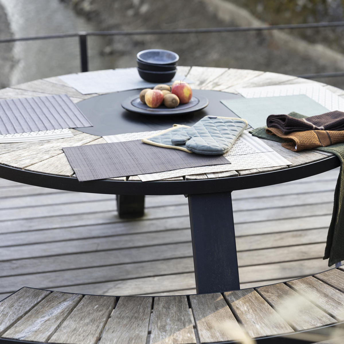 TISCHSET Manoka kaffee 33 x 45 cm - Braun, Textil (33/45cm) - Winkler