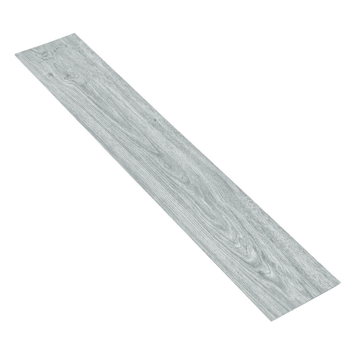 VINYLBODEN 5m²/36-TLG. selbstklebend PVC - Hellgrau, Kunststoff (0.2/91.5/15.2cm) - Livingandhome