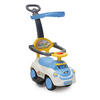 RUTSCHFAHRZEUG SMILE 3 in 1 blau Schubstange, Sonnendach, Fußstützen, Sicherheitsbügel - Blau, Kunststoff (57/51/32cm) - Moni