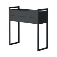 BLUMENKASTEN MARGARET H 100x100x38 cm - Anthrazit, Metall (100/100/38cm) - Jan Nowak