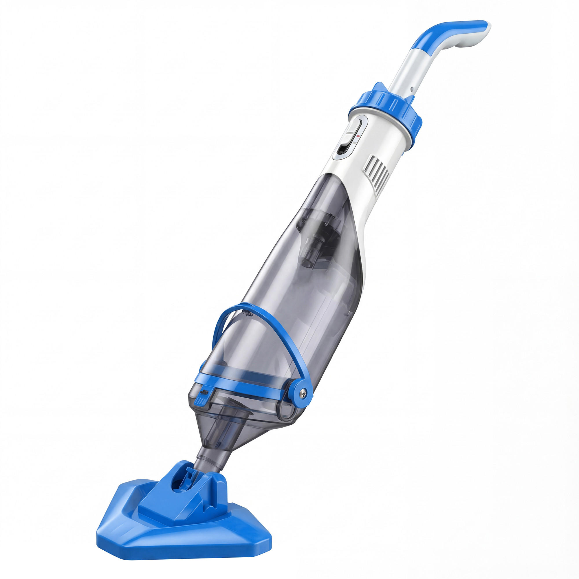 POOLSAUGER ABS Aluminium Blau - Blau, Kunststoff (24/13.5/90cm) - Outsunny