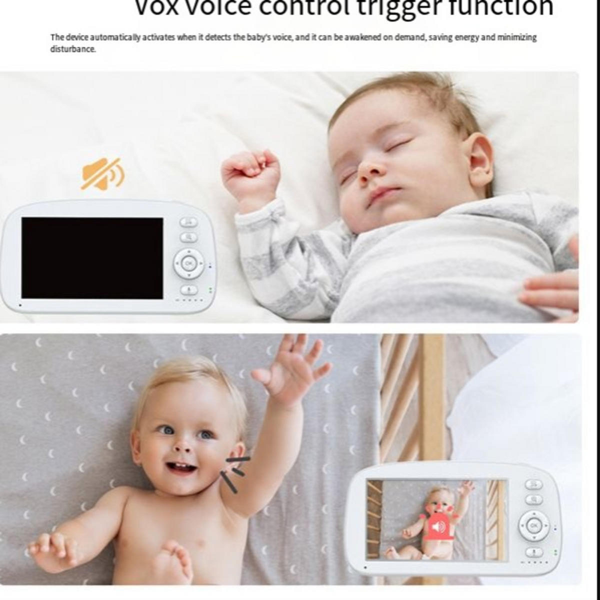 BABYPHONE, 720P - Weiß, Kunststoff - Authentics