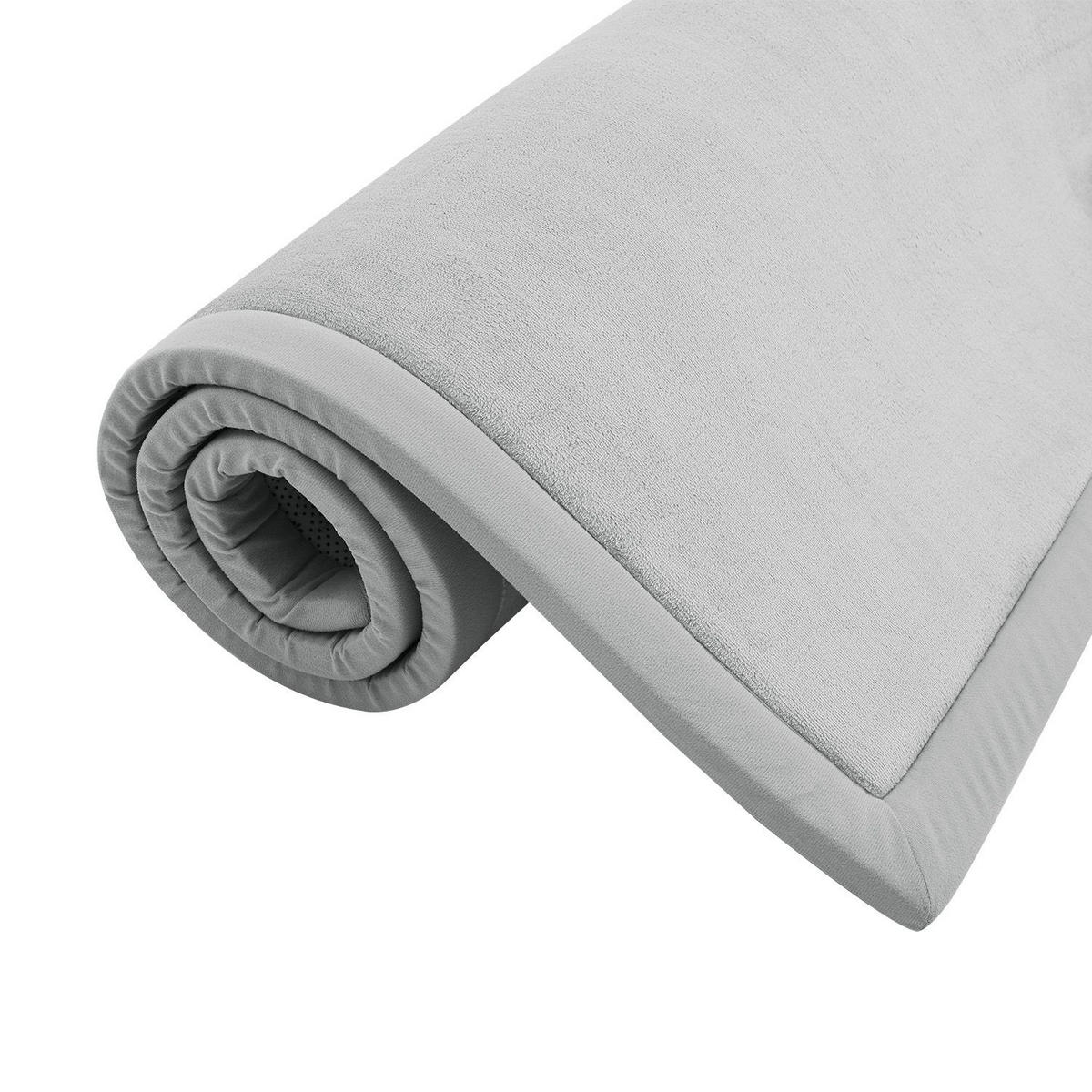 SPIELMATTE Maila grau 220 x 180 cm - Grau, Textil (180/2/220cm) - Juskys