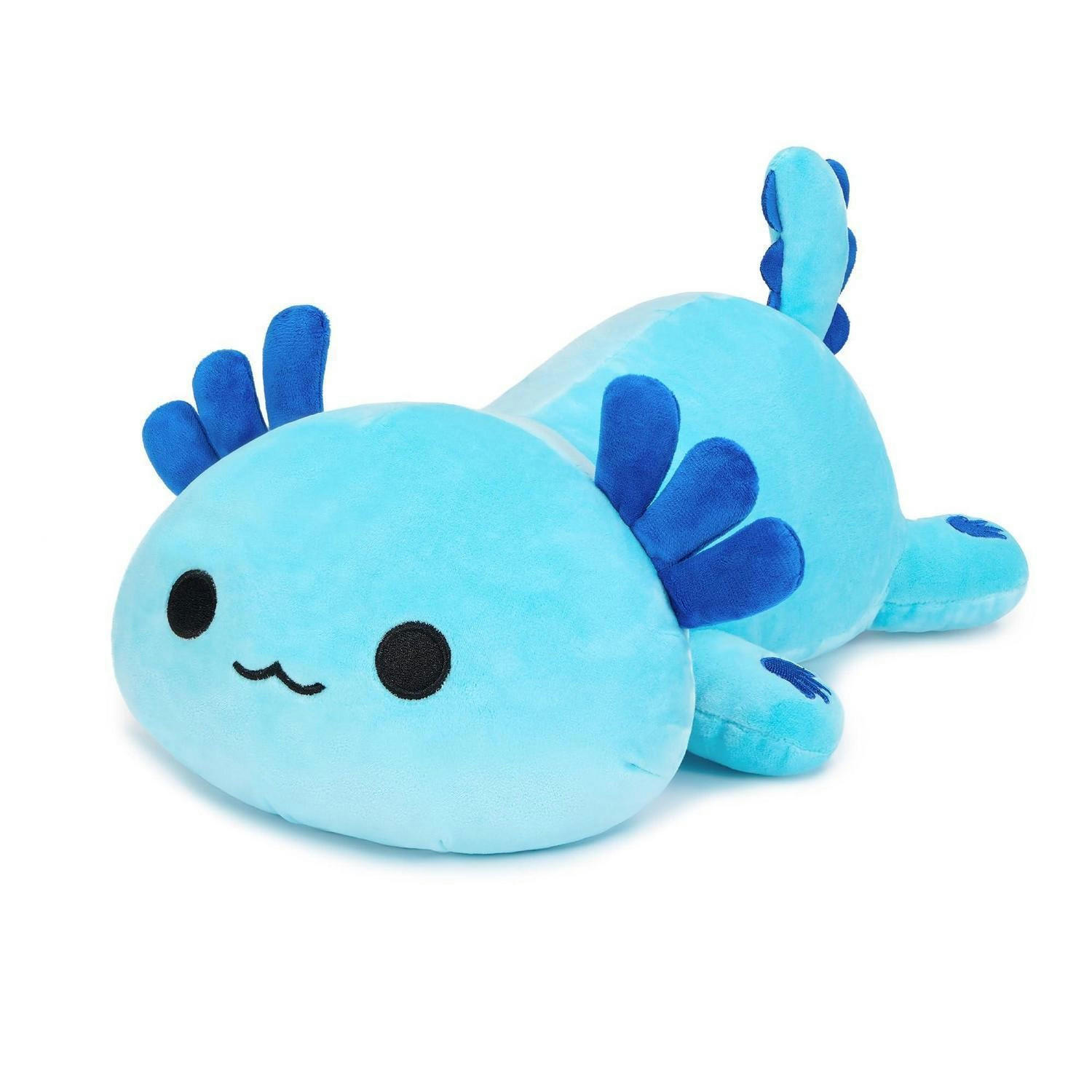 PLÜSCHTIER Axolotl 33 cm Blau - Blau, Textil (20/33cm)