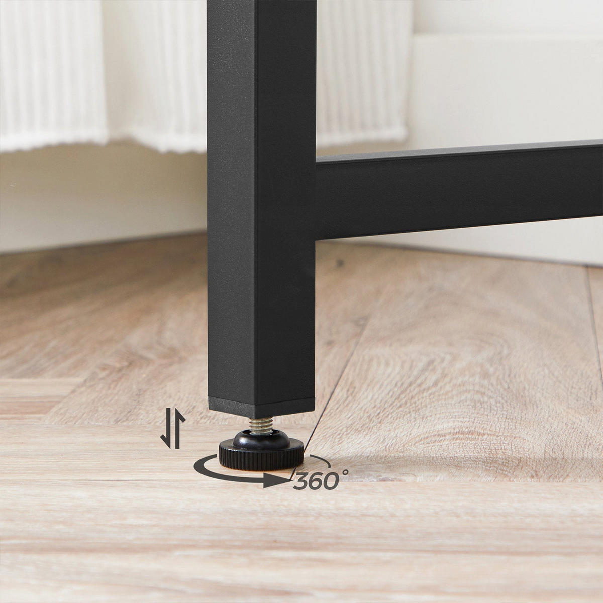 SCHREIBTISCH COMPUTERTISCH - Schwarz, Holzwerkstoff (100/50/75cm) - Hansiro