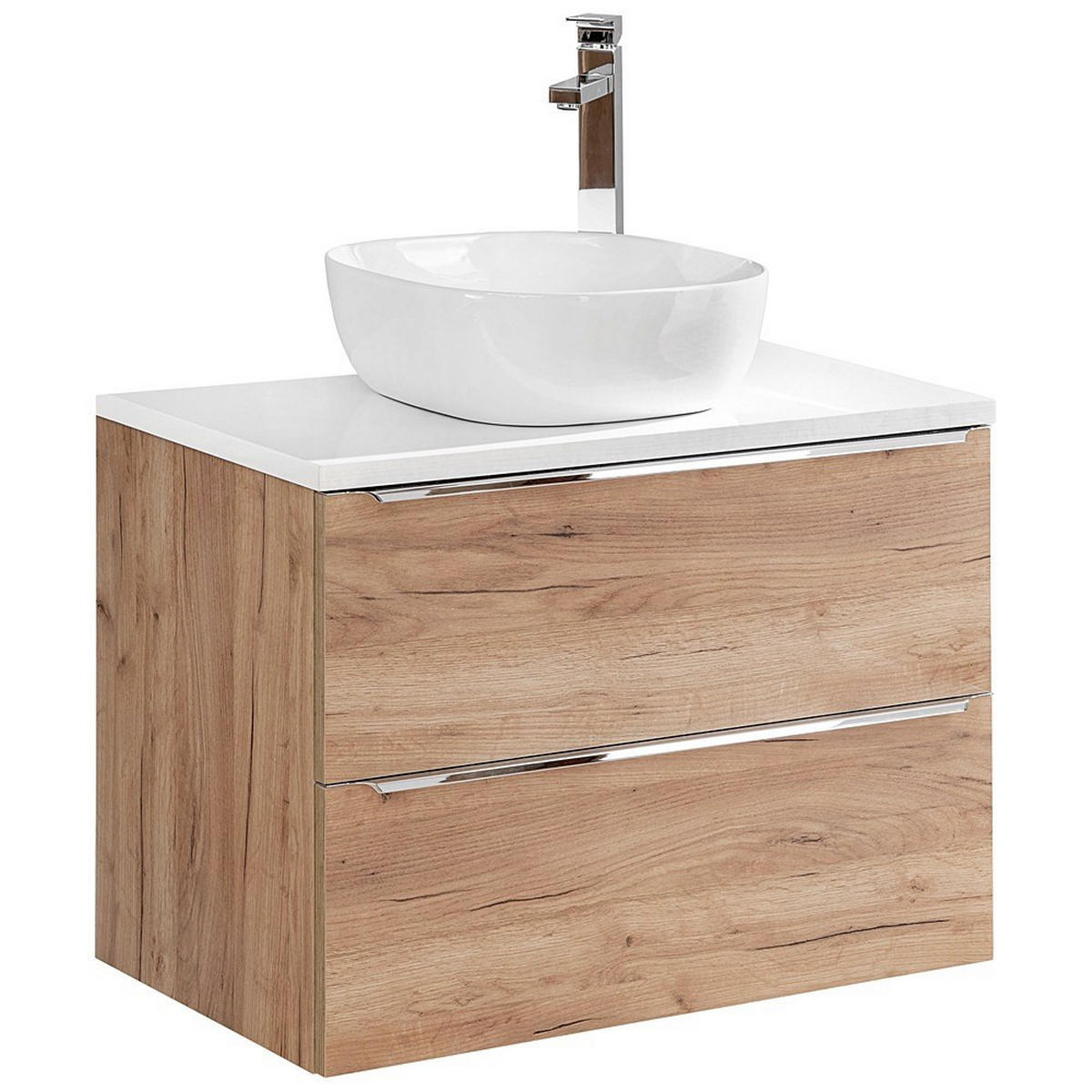 BADMÖBEL-SET 4-TLG. Toskana-56 - Braun, Holzwerkstoff (250/190/46cm) - Lomado