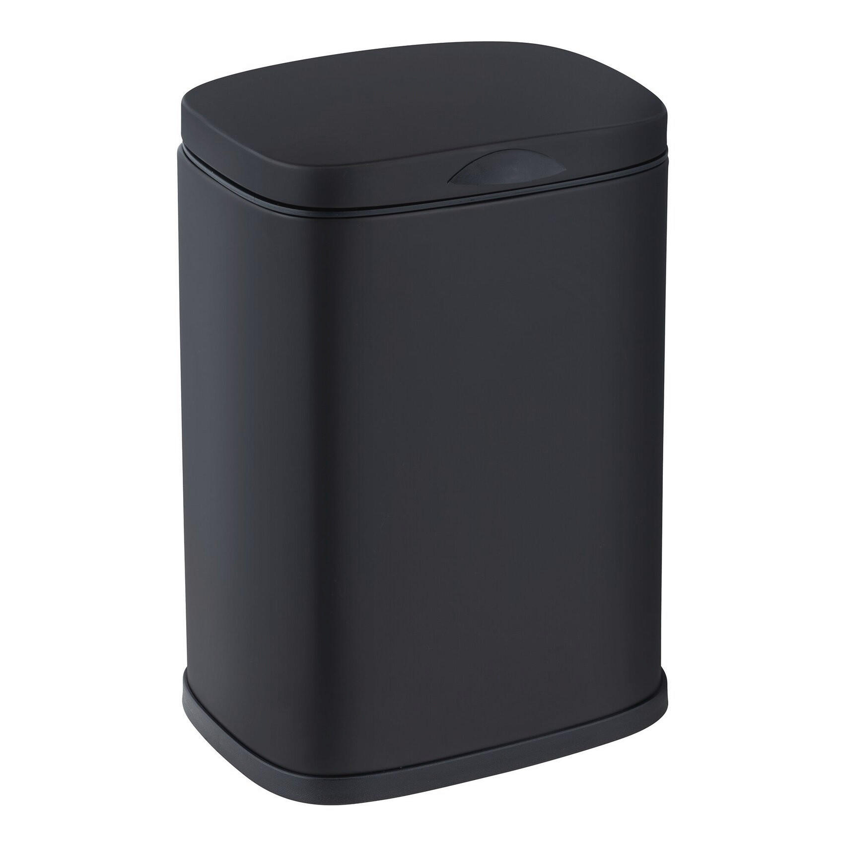 BADEZIMMERKORB Sare 16/18,5/25 cm - Schwarz, Metall (18.5/25/16cm) - Wenko