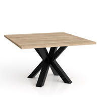 TISCH Sonoma Eiche NEO Quadratisch Metallgestell 80x80 cm - Sonoma Eiche, Holzwerkstoff (80/80/45cm) - Sepro Meble