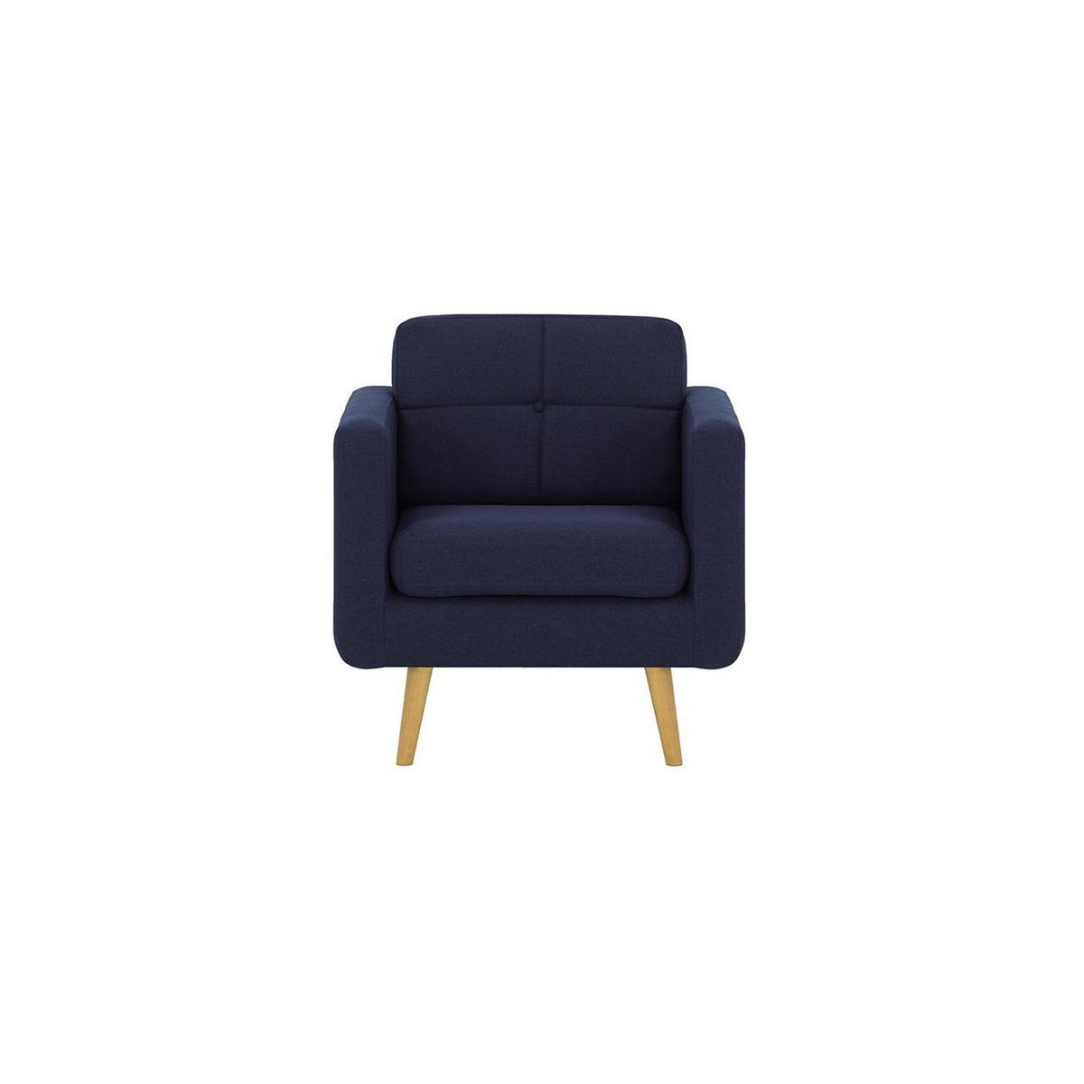 SESSEL Brest-Malmo 79 - Dunkelblau, Holz/Textil (80/84/81cm)