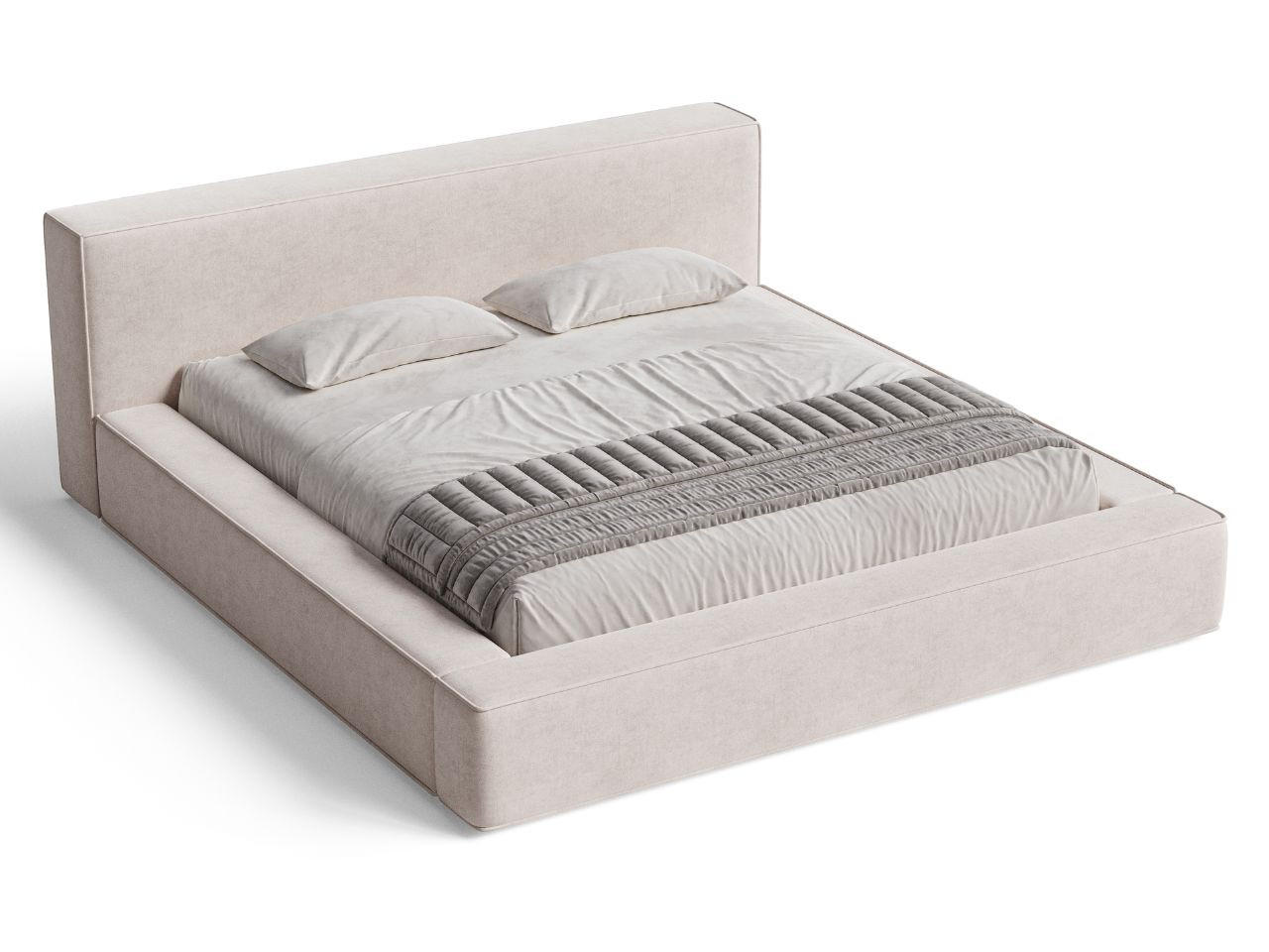 Graingold Polsterbett Beige 160x200 cm