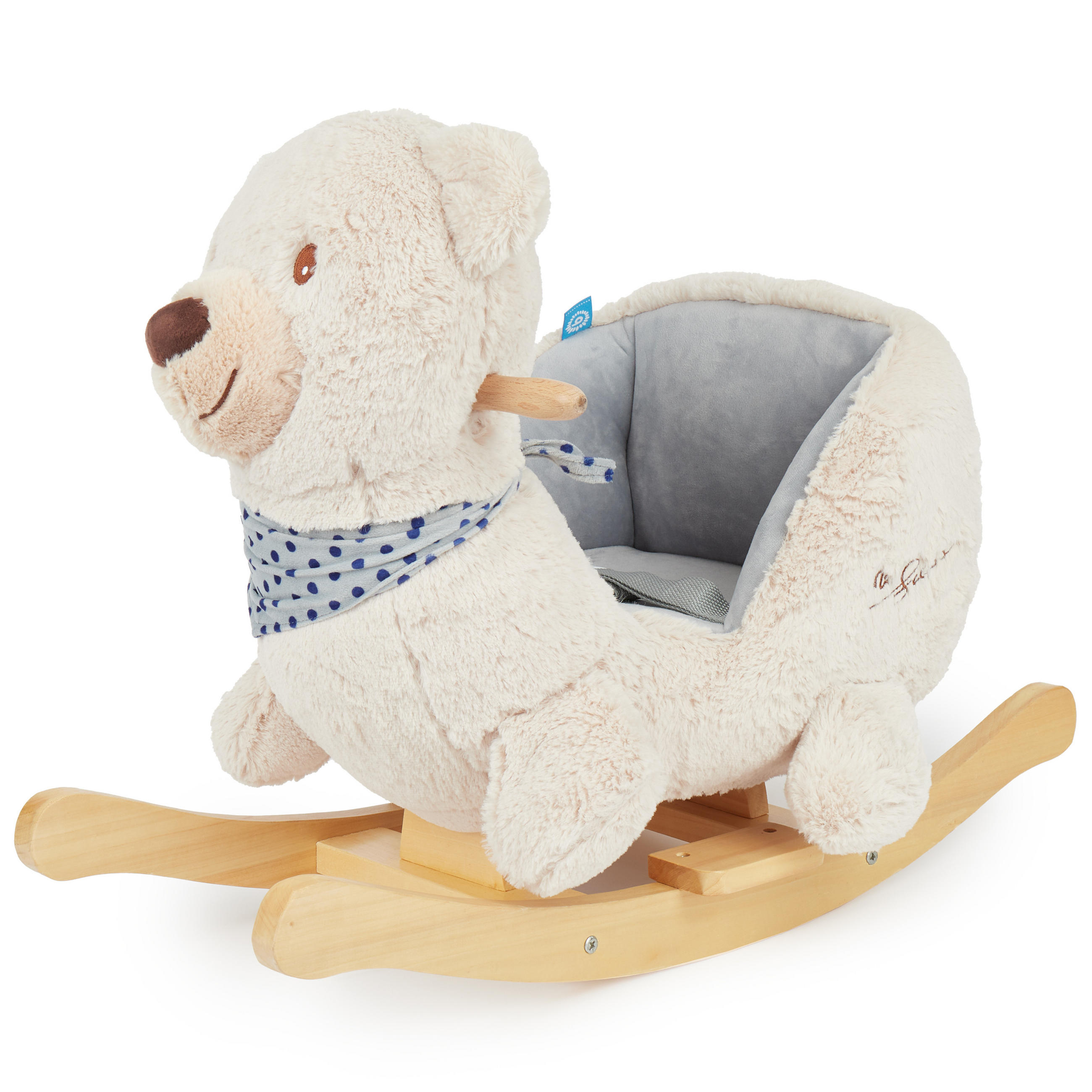 Bieco Spielwaren Schaukeltier Beige 30x48x62 cm