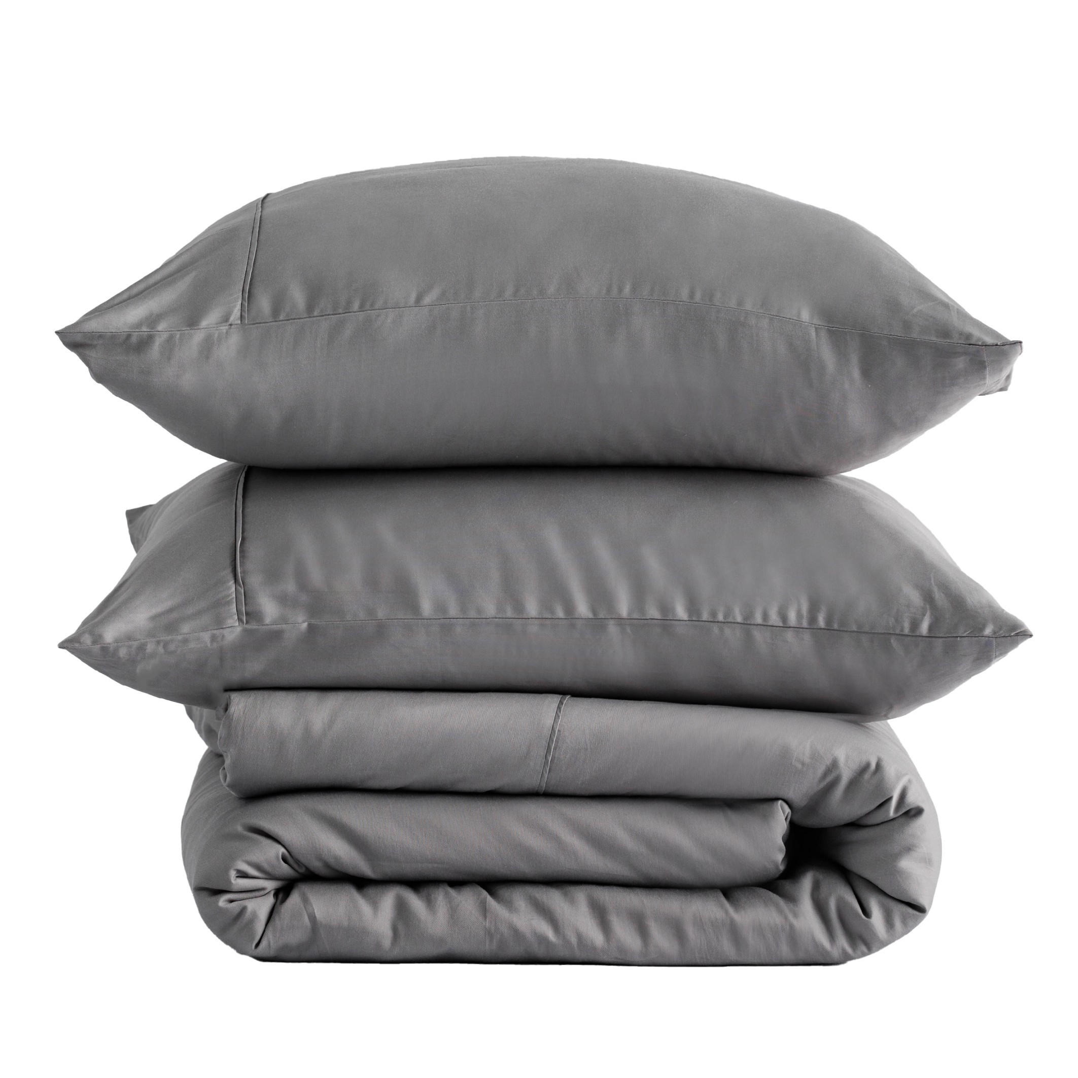 BETTWÄSCHE Satinette - Grau, Textil (140/200cm) - home&you