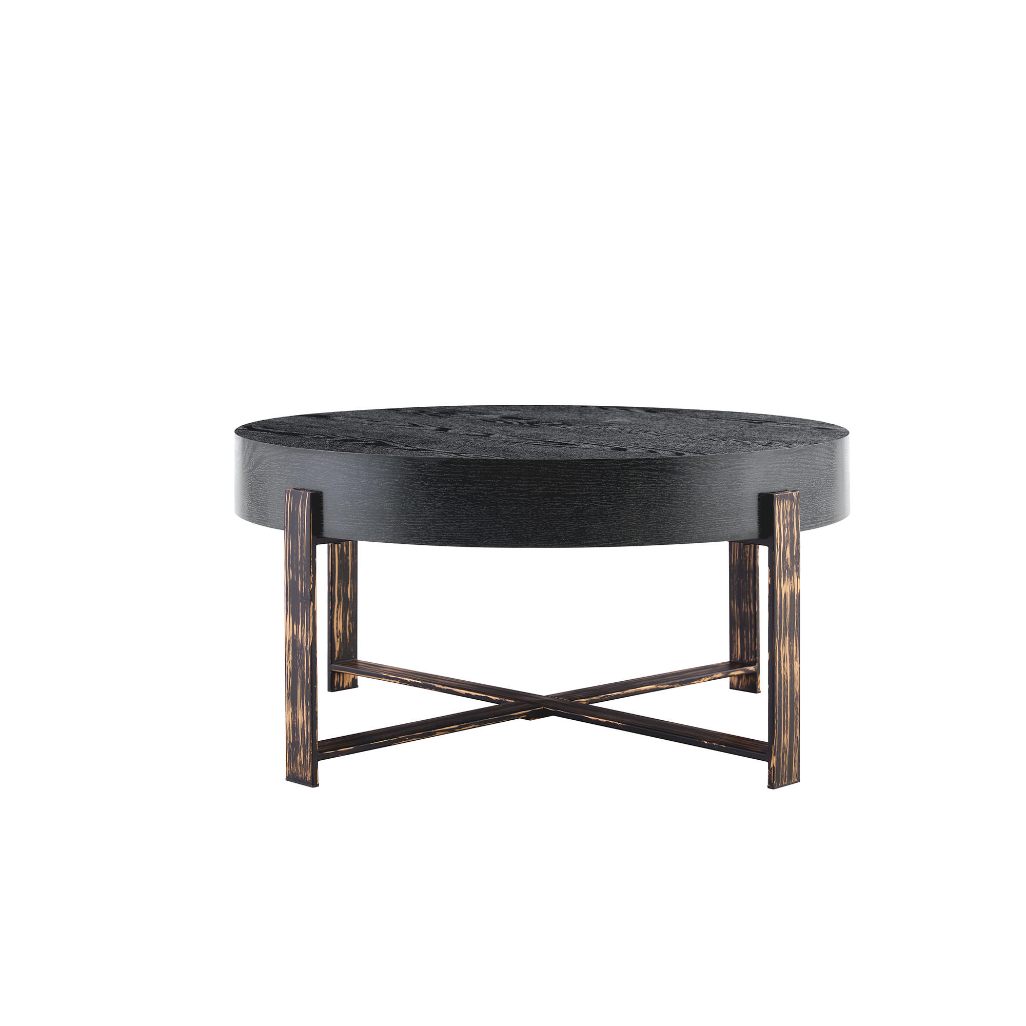 COUCHTISCH Schwarz 68/68/36 cm - Schwarz, Holzwerkstoff (68/68/36cm) - PANGIVO