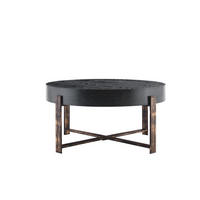 COUCHTISCH Schwarz 68/68/36 cm - Schwarz, Holzwerkstoff (68/68/36cm) - PANGIVO
