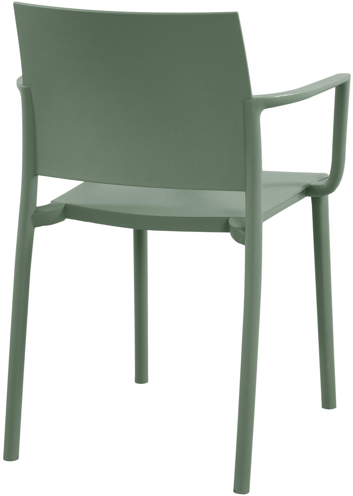 GARTENSTUHL Kunststoff Oliv - Olivgrün, Kunststoff (57/81/52cm) - CLP