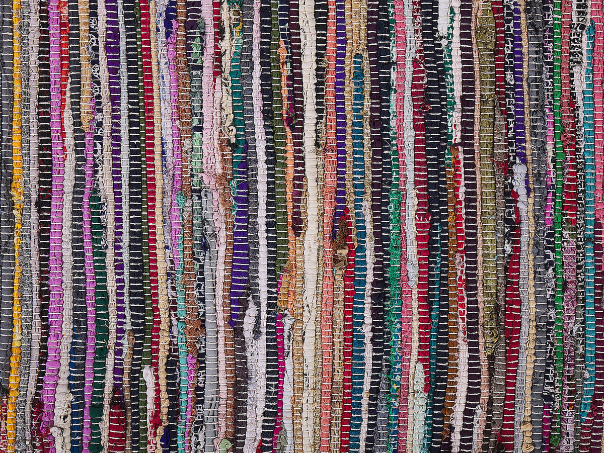 TEPPICH geflochten Danca 230/160 cm - Multicolor, Textil (160/230cm) - Beliani